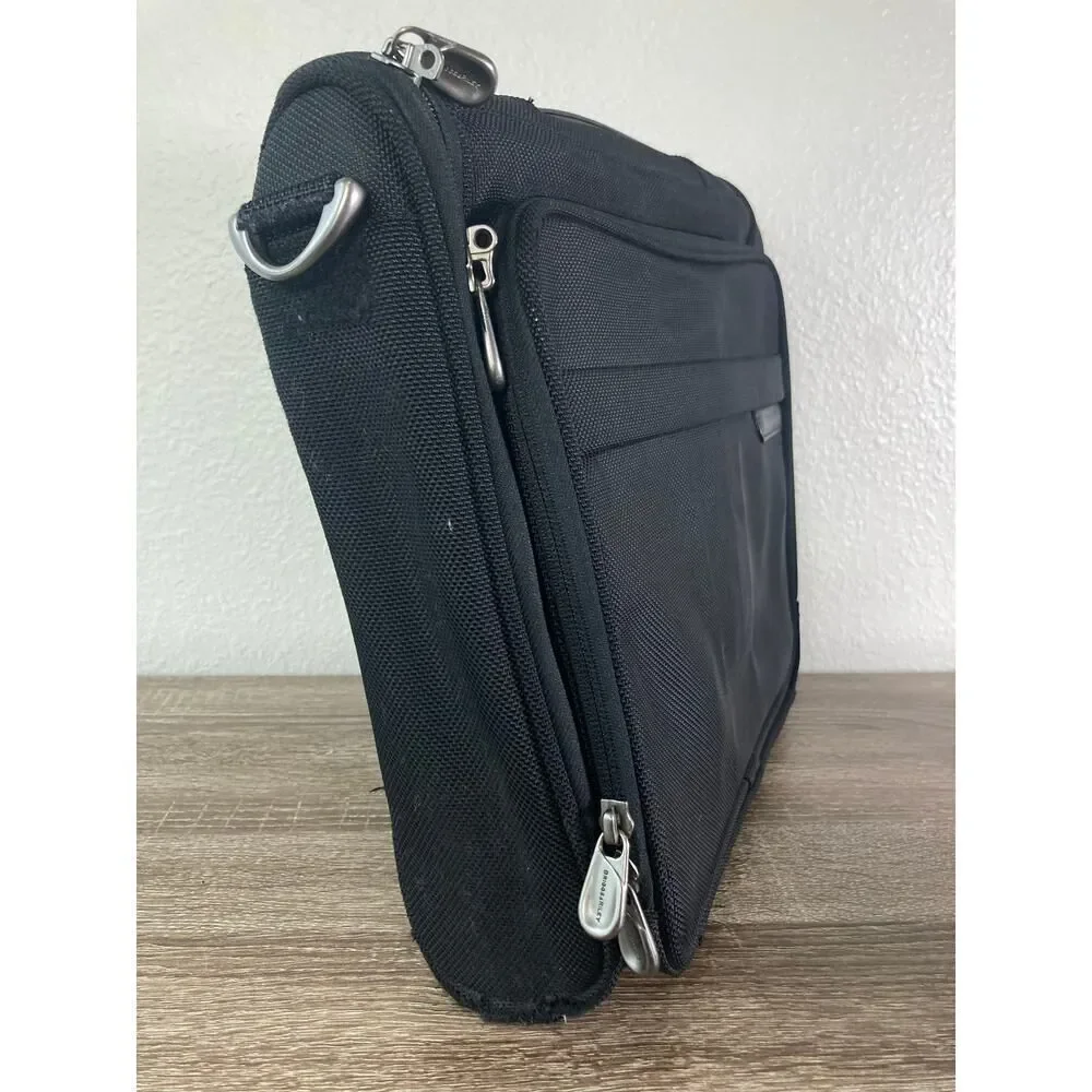 Briggs & Riley Baseline Cabin Duffel Bag Black Travel Briefcase